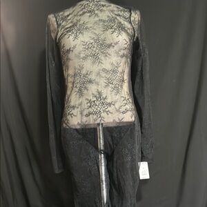 Auden Black Lace Bodysuit